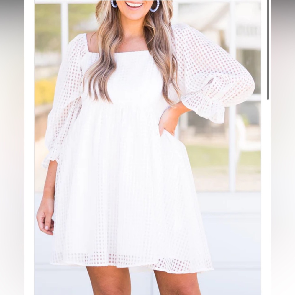 Silverado Gingham Babydoll Dress